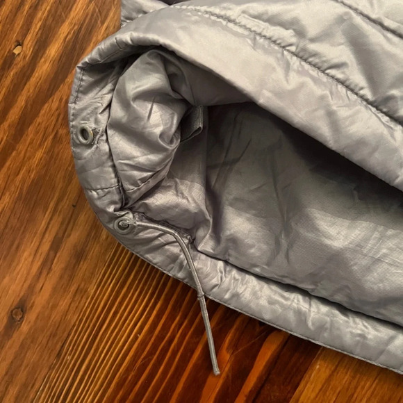 VANTAGE APPAREL Grey Men’s UNT North Texas Zip Up Puffer Vest MEAN GREEN - Picture 6 of 8